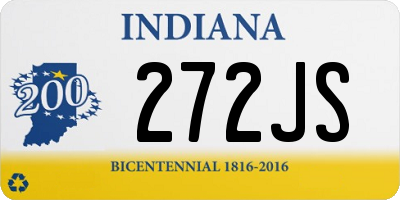 IN license plate 272JS