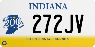 IN license plate 272JV