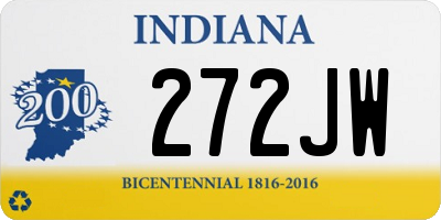 IN license plate 272JW