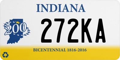 IN license plate 272KA