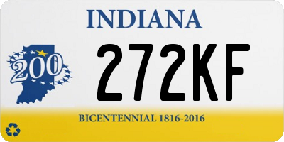 IN license plate 272KF