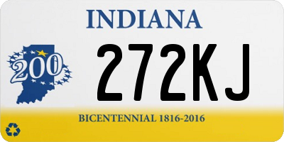 IN license plate 272KJ