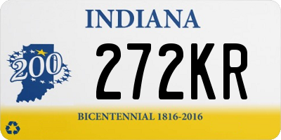 IN license plate 272KR