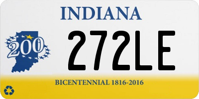 IN license plate 272LE