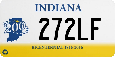 IN license plate 272LF