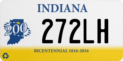 IN license plate 272LH