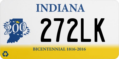 IN license plate 272LK