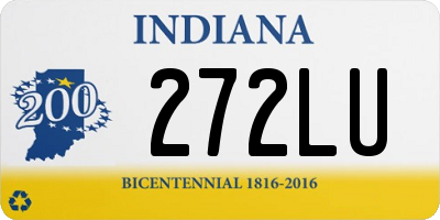 IN license plate 272LU