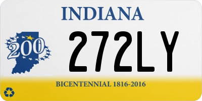 IN license plate 272LY