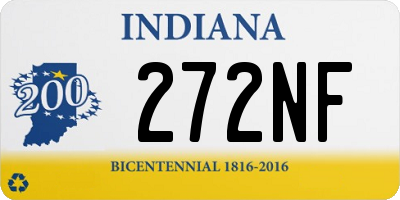 IN license plate 272NF
