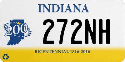 IN license plate 272NH