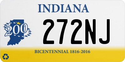 IN license plate 272NJ