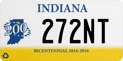 IN license plate 272NT