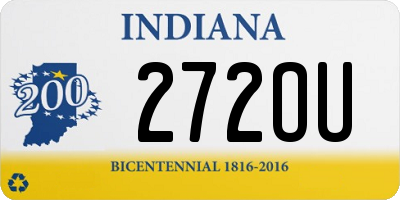 IN license plate 272OU