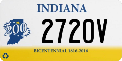 IN license plate 272OV