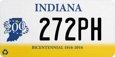 IN license plate 272PH