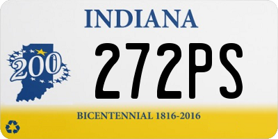 IN license plate 272PS