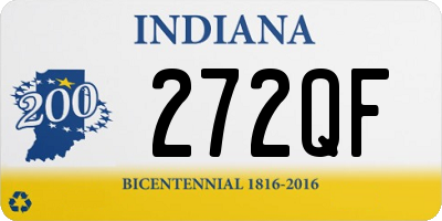 IN license plate 272QF