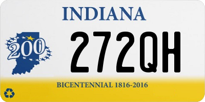 IN license plate 272QH