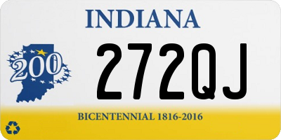 IN license plate 272QJ