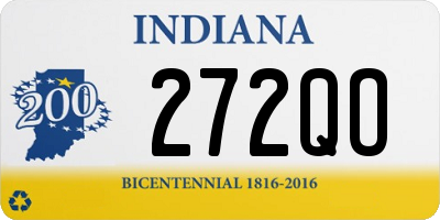 IN license plate 272QO