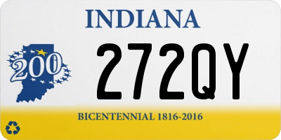 IN license plate 272QY