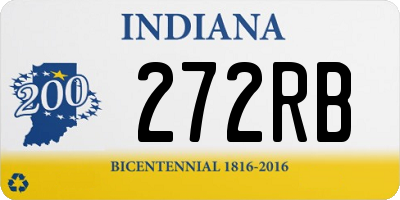 IN license plate 272RB