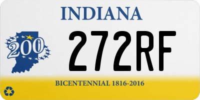 IN license plate 272RF