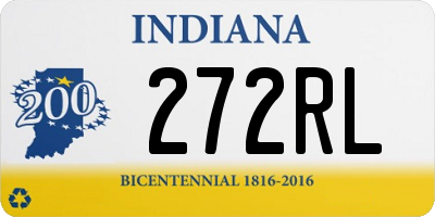 IN license plate 272RL