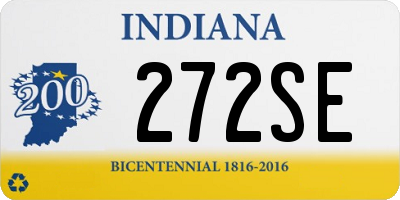 IN license plate 272SE