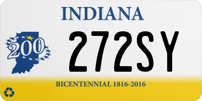 IN license plate 272SY