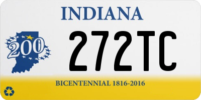 IN license plate 272TC