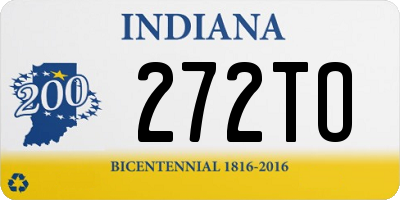 IN license plate 272TO
