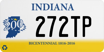 IN license plate 272TP