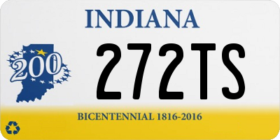 IN license plate 272TS