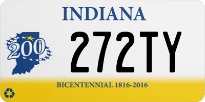 IN license plate 272TY