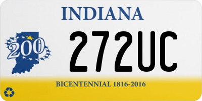 IN license plate 272UC