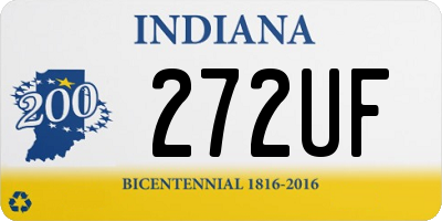 IN license plate 272UF