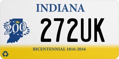 IN license plate 272UK