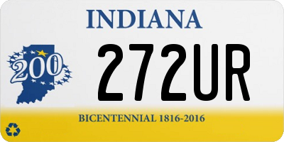IN license plate 272UR