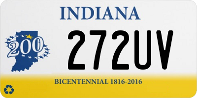 IN license plate 272UV