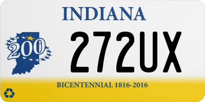 IN license plate 272UX