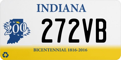 IN license plate 272VB