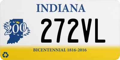 IN license plate 272VL