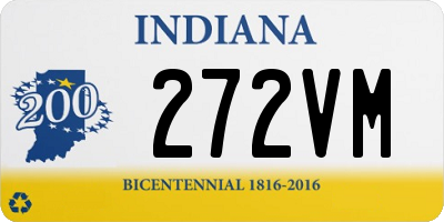 IN license plate 272VM