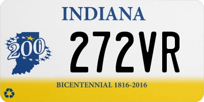 IN license plate 272VR