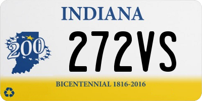 IN license plate 272VS