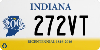 IN license plate 272VT