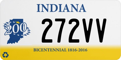 IN license plate 272VV