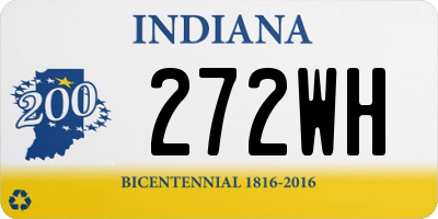 IN license plate 272WH